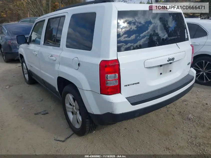 1C4NJPFA1CD666471 2012 Jeep Patriot Latitude
