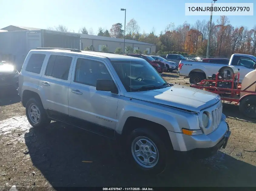 1C4NJRBBXCD597970 2012 Jeep Patriot Sport