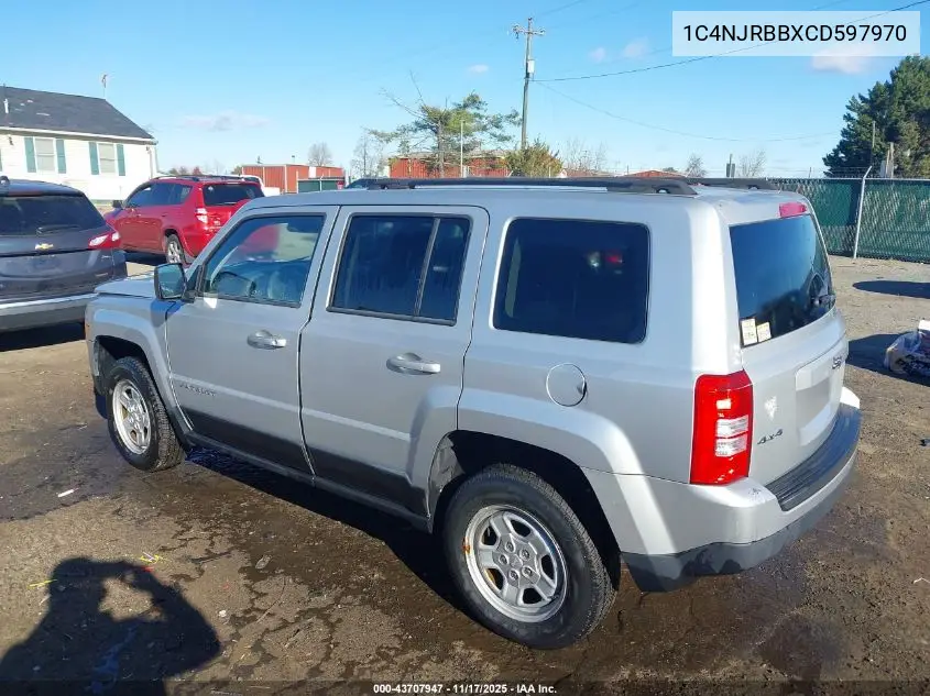 1C4NJRBBXCD597970 2012 Jeep Patriot Sport