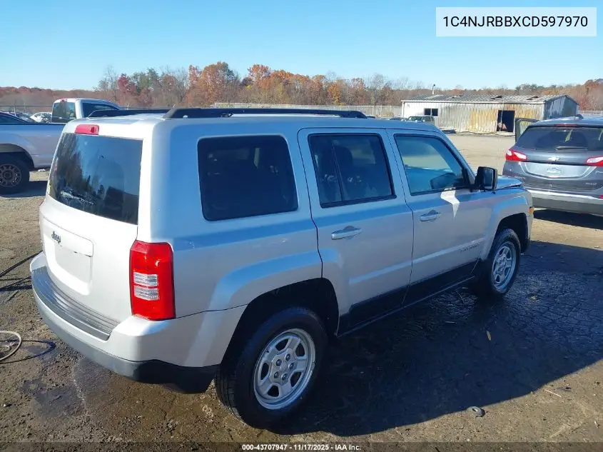 1C4NJRBBXCD597970 2012 Jeep Patriot Sport
