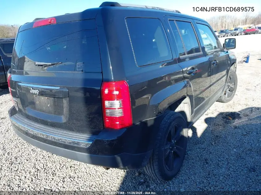 1C4NJRFB1CD689575 2012 Jeep Patriot Latitude