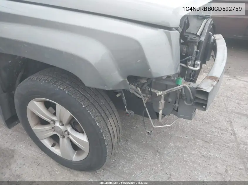 1C4NJRBB0CD592759 2012 Jeep Patriot Sport