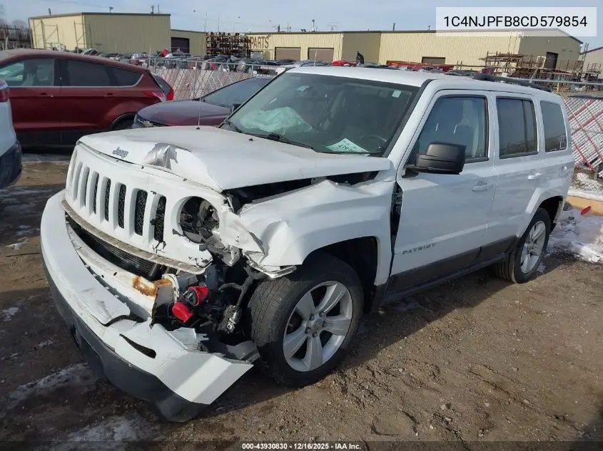 1C4NJPFB8CD579854 2012 Jeep Patriot Latitude