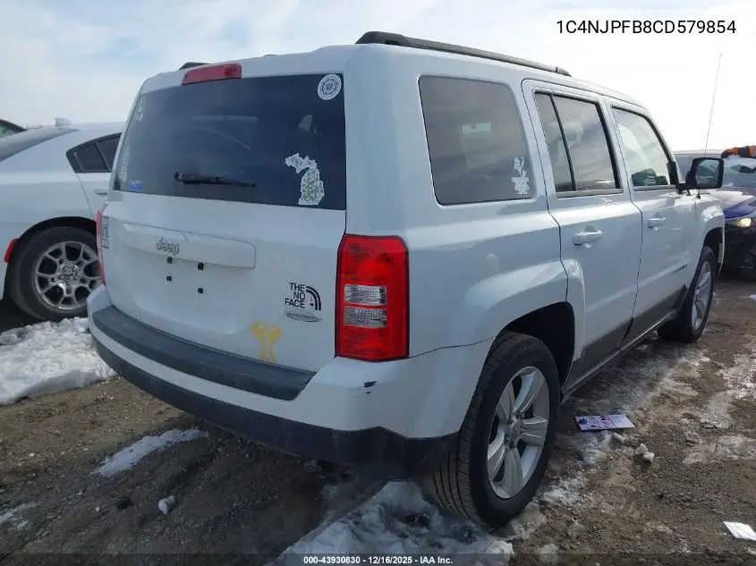 1C4NJPFB8CD579854 2012 Jeep Patriot Latitude