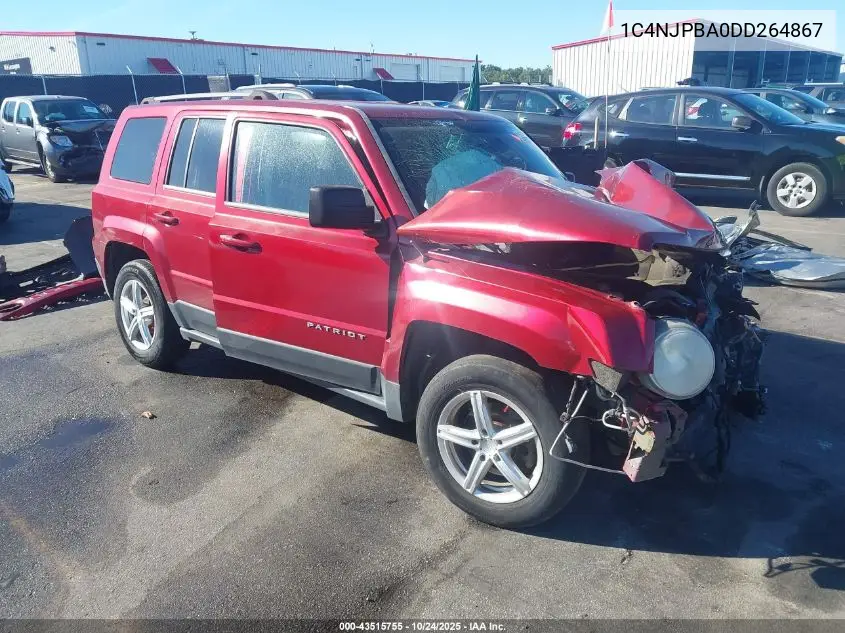1C4NJPBA0DD264867 2013 Jeep Patriot Sport