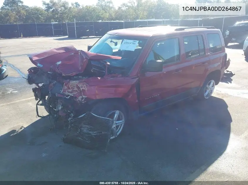 1C4NJPBA0DD264867 2013 Jeep Patriot Sport
