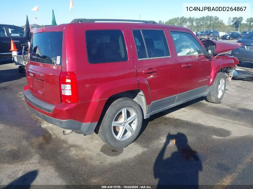 1C4NJPBA0DD264867 2013 Jeep Patriot Sport