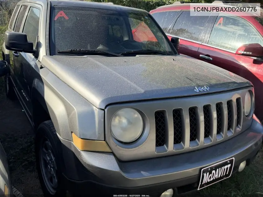 1C4NJPBAXDD260776 2013 Jeep Patriot Sport