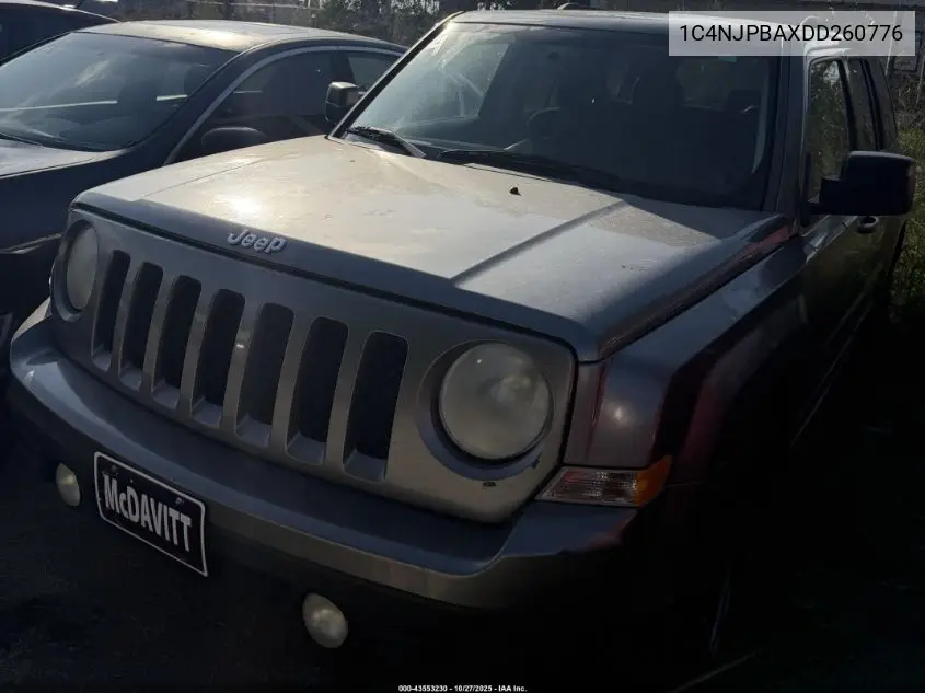 1C4NJPBAXDD260776 2013 Jeep Patriot Sport
