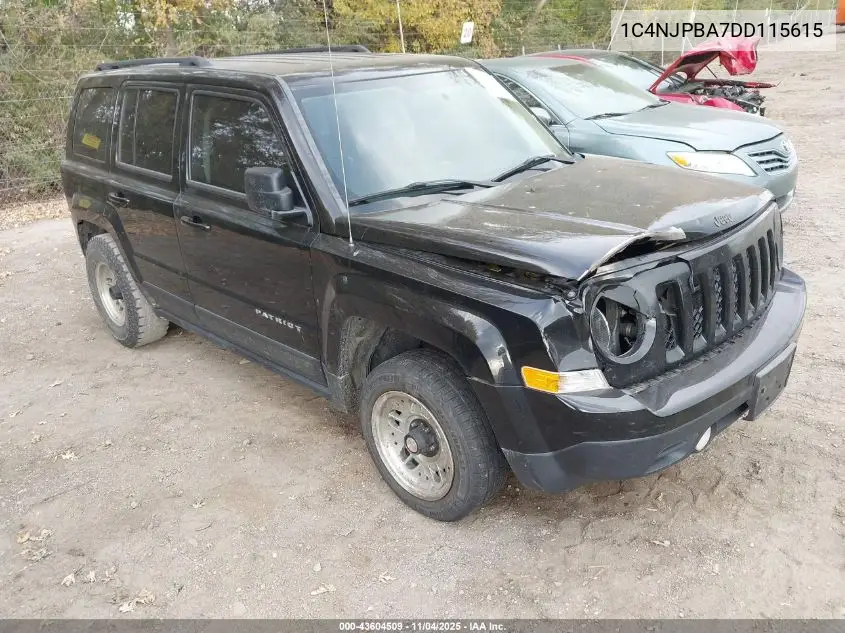 1C4NJPBA7DD115615 2013 Jeep Patriot Sport