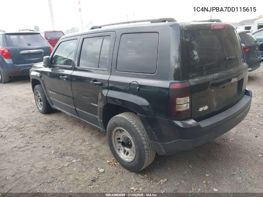 1C4NJPBA7DD115615 2013 Jeep Patriot Sport