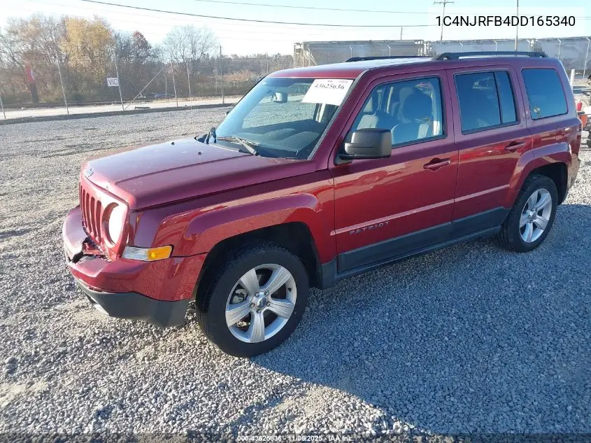 1C4NJRFB4DD165340 2013 Jeep Patriot Latitude