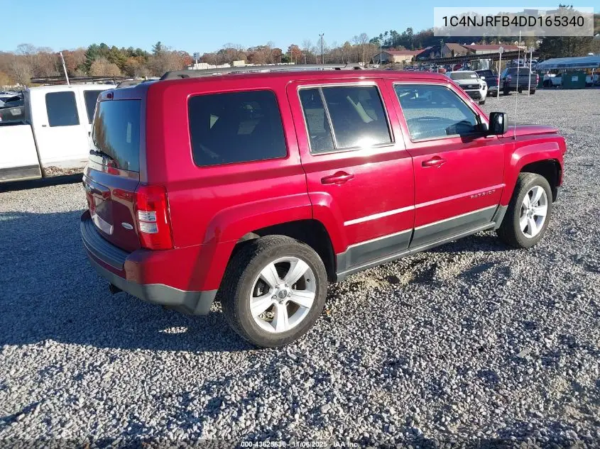 1C4NJRFB4DD165340 2013 Jeep Patriot Latitude