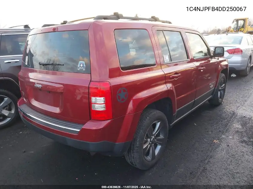 1C4NJPFB4DD250067 2013 Jeep Patriot Latitude