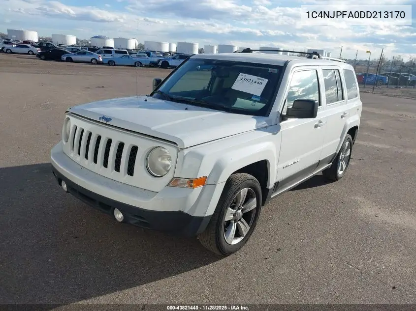 1C4NJPFA0DD213170 2013 Jeep Patriot Latitude