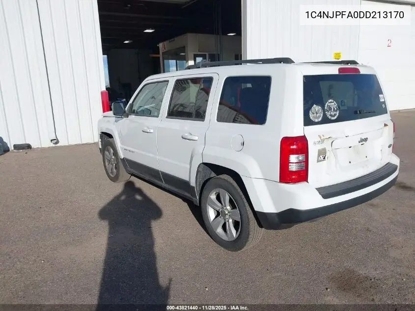 1C4NJPFA0DD213170 2013 Jeep Patriot Latitude