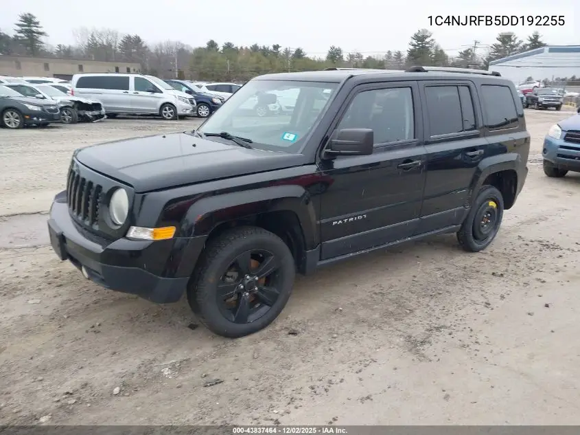 1C4NJRFB5DD192255 2013 Jeep Patriot Latitude
