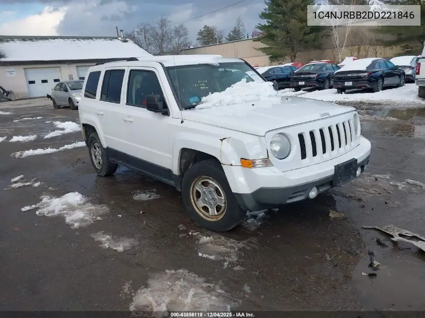 1C4NJRBB2DD221846 2013 Jeep Patriot Sport