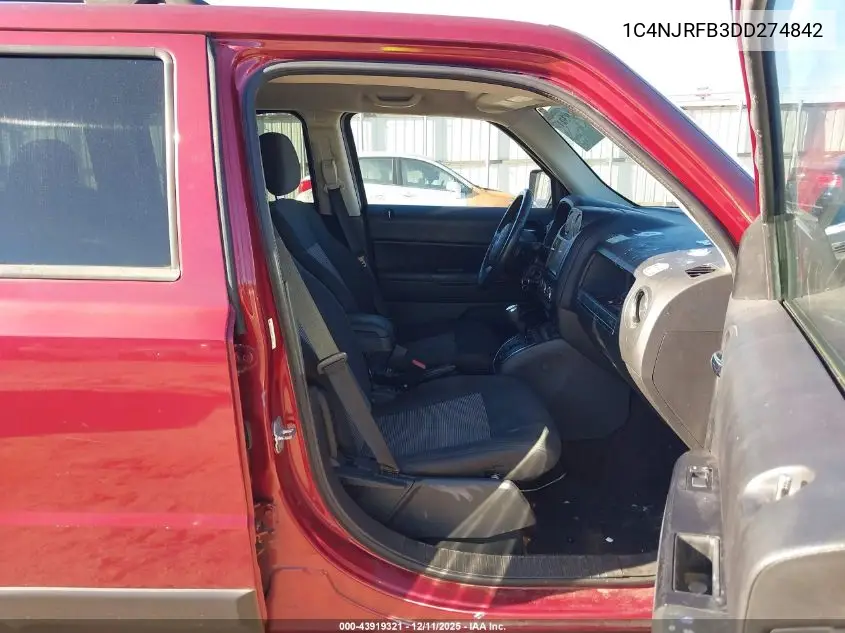 1C4NJRFB3DD274842 2013 Jeep Patriot Latitude
