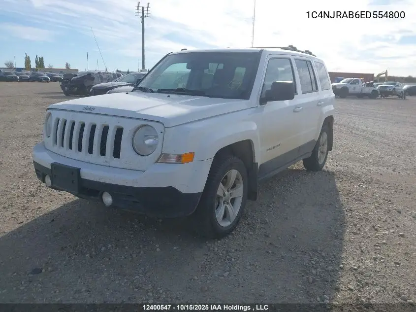 1C4NJRAB6ED554800 2014 Jeep Patriot