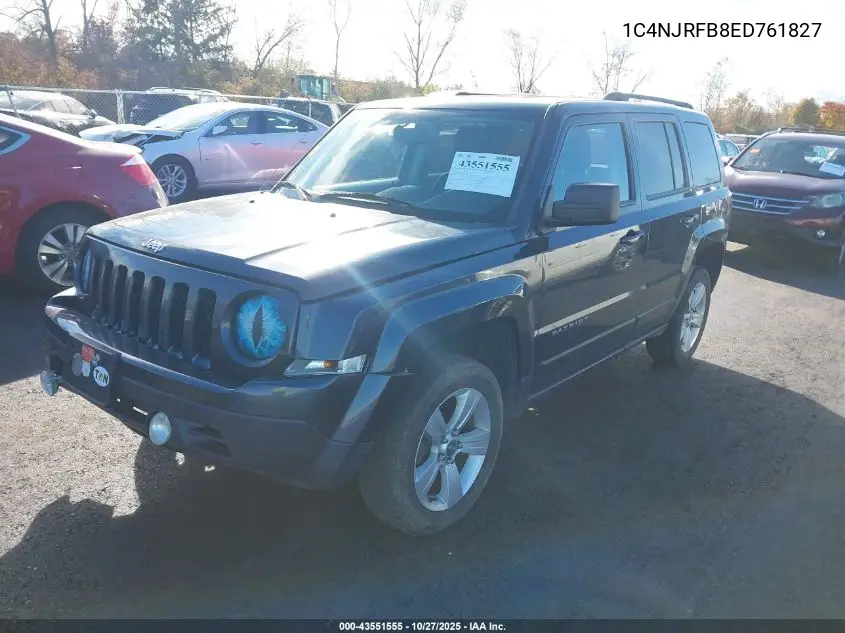 1C4NJRFB8ED761827 2014 Jeep Patriot Latitude