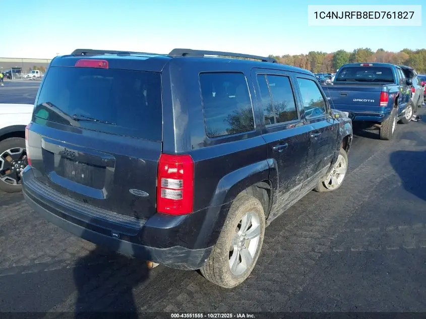 1C4NJRFB8ED761827 2014 Jeep Patriot Latitude