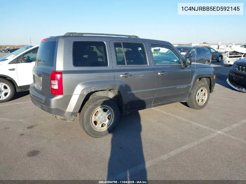 1C4NJRBB5ED592145 2014 Jeep Patriot Sport