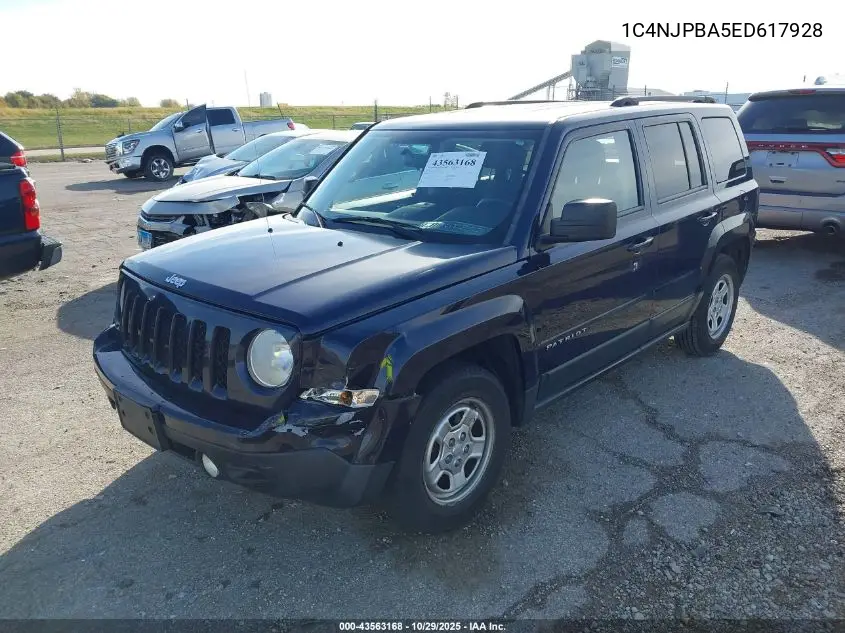 1C4NJPBA5ED617928 2014 Jeep Patriot Sport