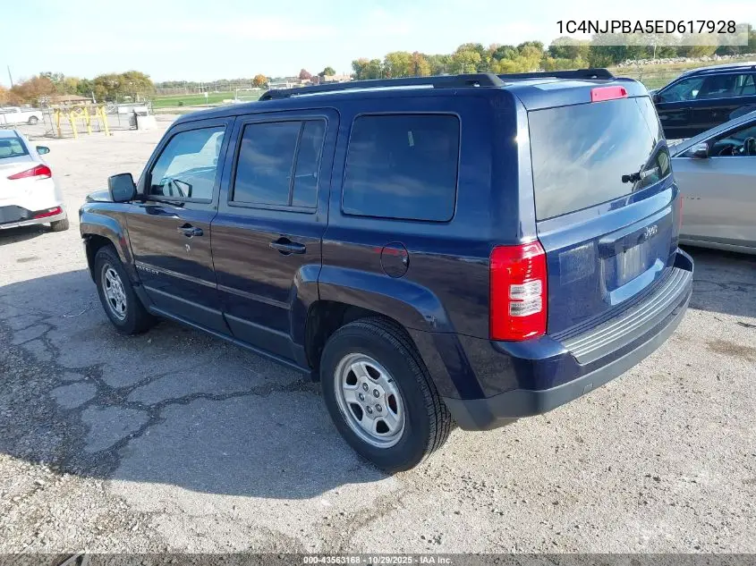 1C4NJPBA5ED617928 2014 Jeep Patriot Sport