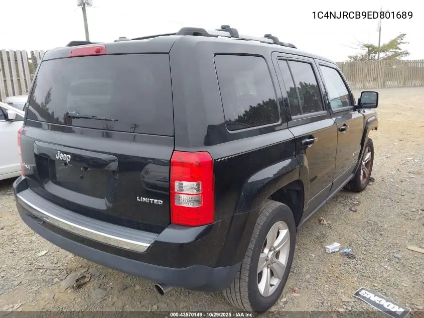 1C4NJRCB9ED801689 2014 Jeep Patriot Limited