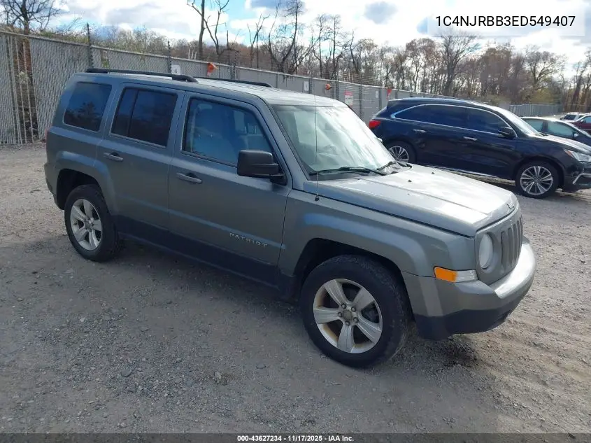 1C4NJRBB3ED549407 2014 Jeep Patriot Sport