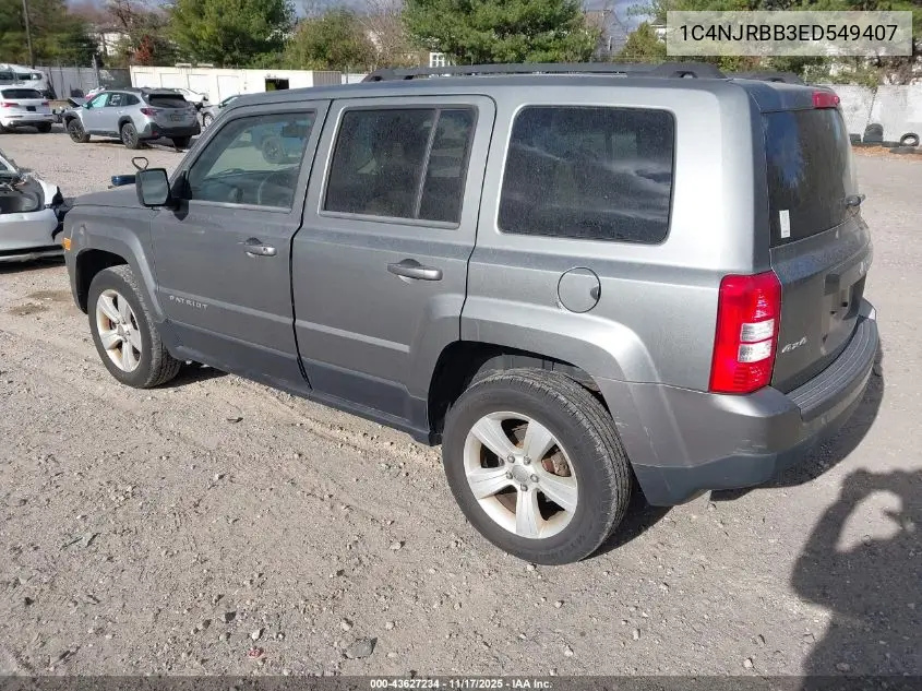 1C4NJRBB3ED549407 2014 Jeep Patriot Sport