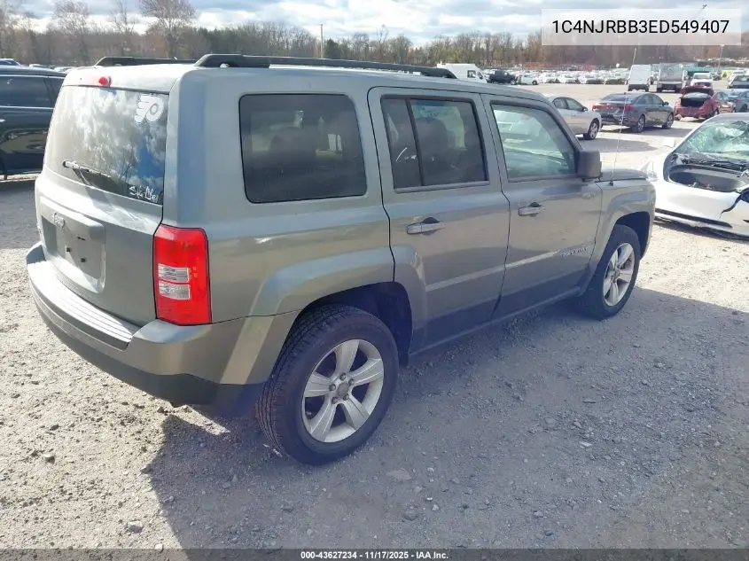 1C4NJRBB3ED549407 2014 Jeep Patriot Sport