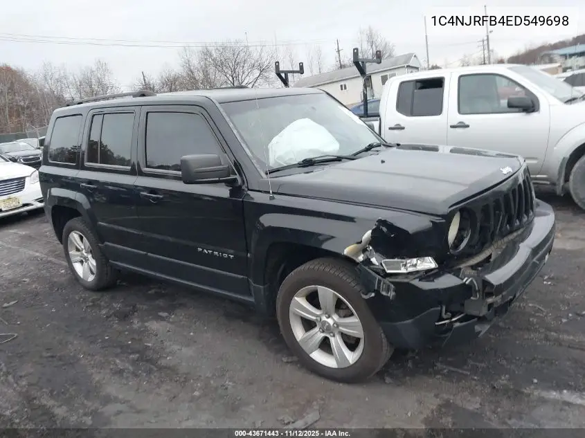 1C4NJRFB4ED549698 2014 Jeep Patriot Latitude