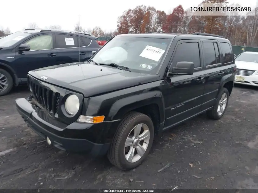 1C4NJRFB4ED549698 2014 Jeep Patriot Latitude