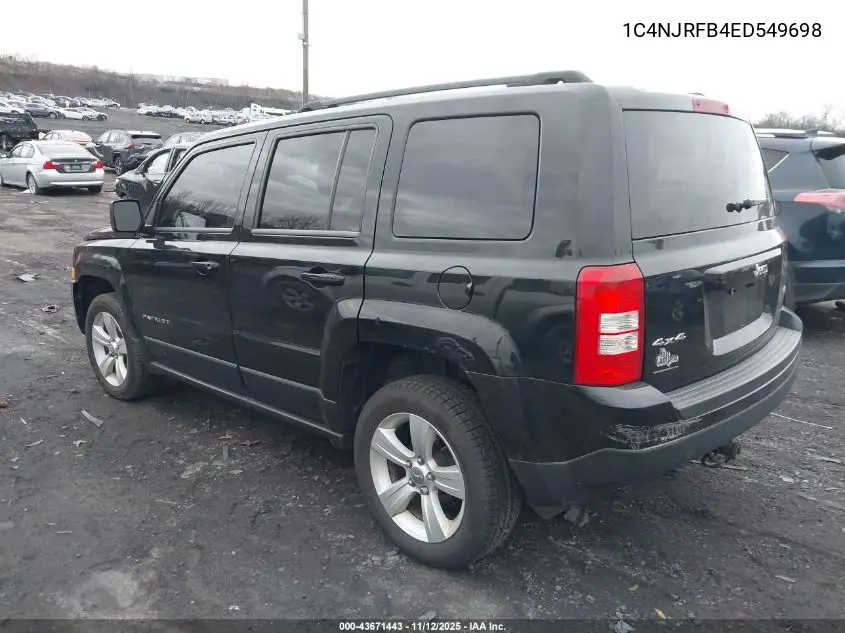 1C4NJRFB4ED549698 2014 Jeep Patriot Latitude