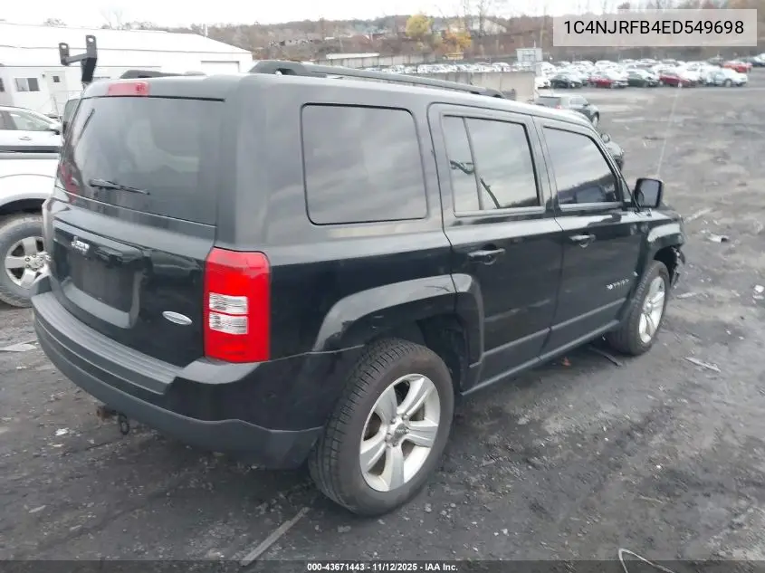 1C4NJRFB4ED549698 2014 Jeep Patriot Latitude