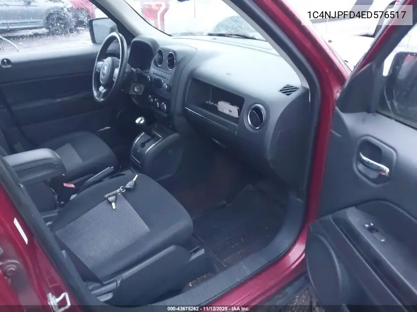 1C4NJPFD4ED576517 2014 Jeep Patriot Latitude