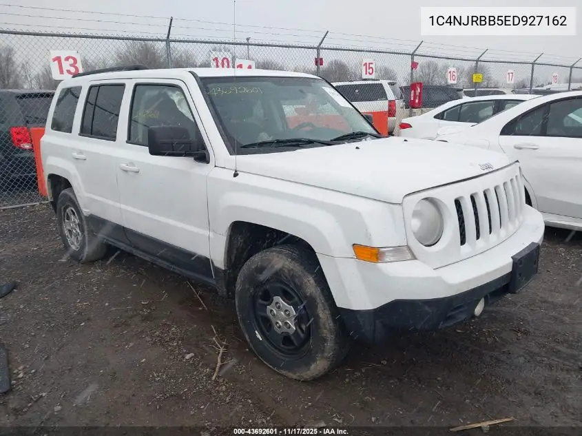 1C4NJRBB5ED927162 2014 Jeep Patriot Sport