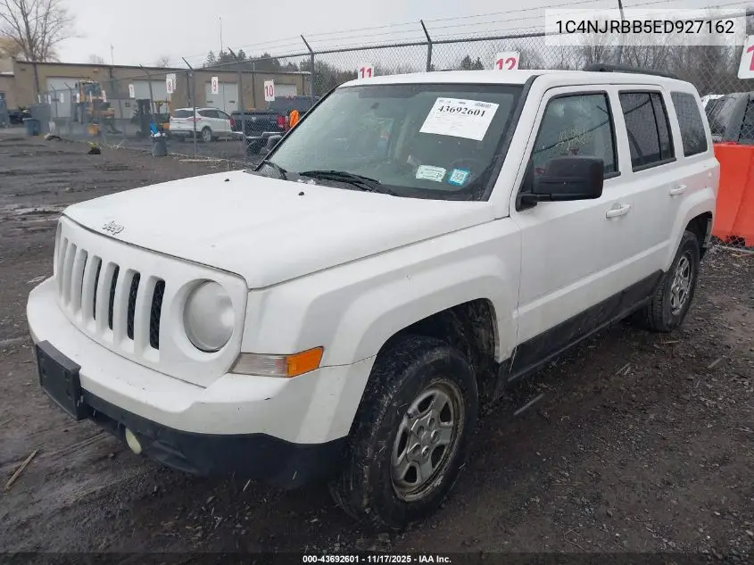 1C4NJRBB5ED927162 2014 Jeep Patriot Sport