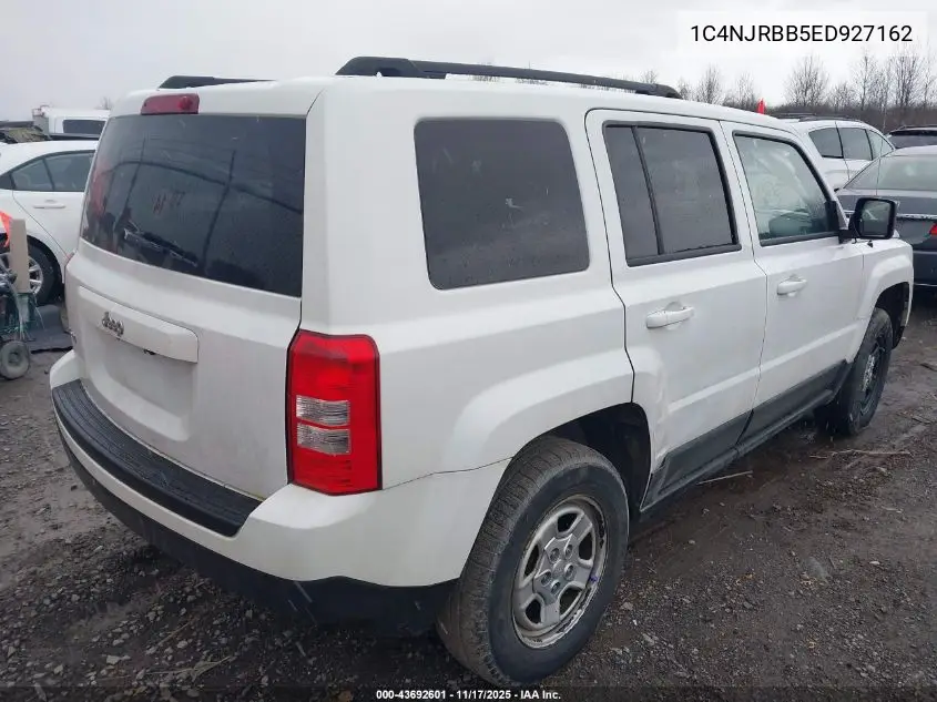 1C4NJRBB5ED927162 2014 Jeep Patriot Sport