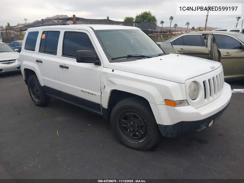 1C4NJPBAXED599197 2014 Jeep Patriot Sport