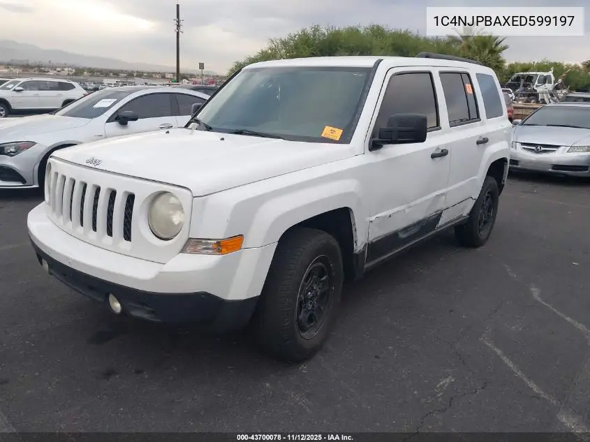 1C4NJPBAXED599197 2014 Jeep Patriot Sport