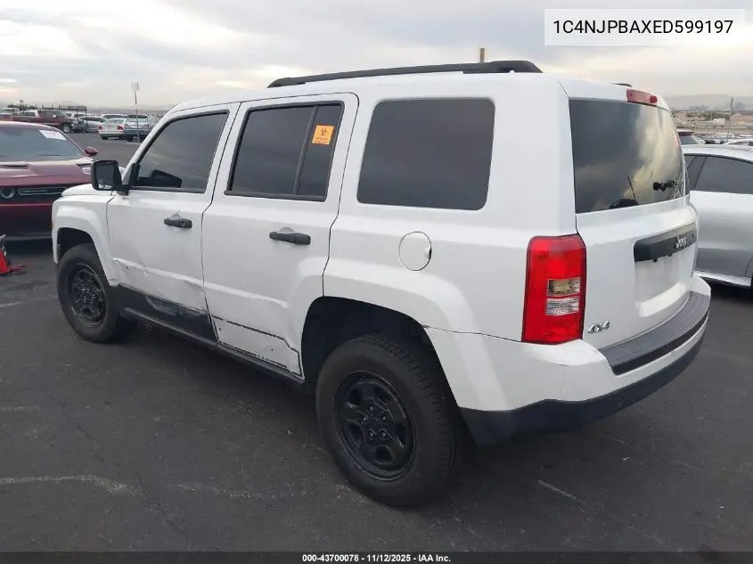 1C4NJPBAXED599197 2014 Jeep Patriot Sport