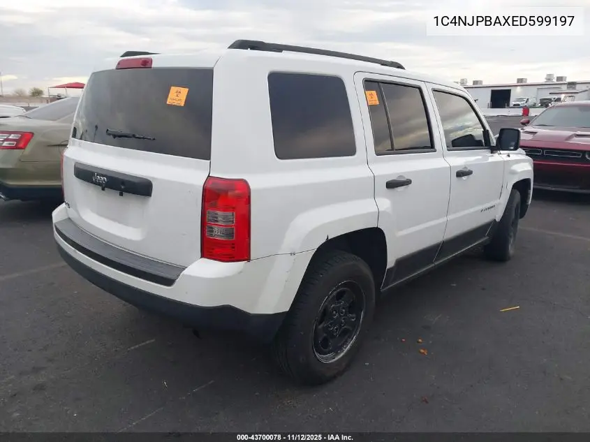 1C4NJPBAXED599197 2014 Jeep Patriot Sport