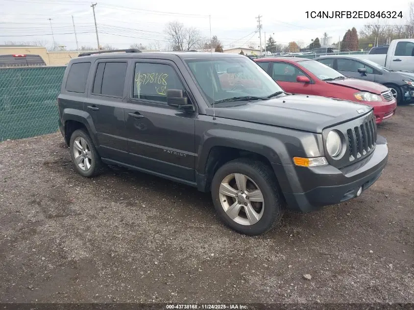 1C4NJRFB2ED846324 2014 Jeep Patriot Latitude