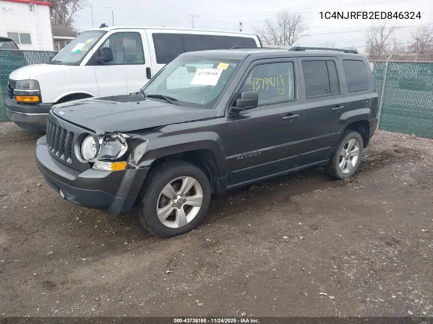 1C4NJRFB2ED846324 2014 Jeep Patriot Latitude