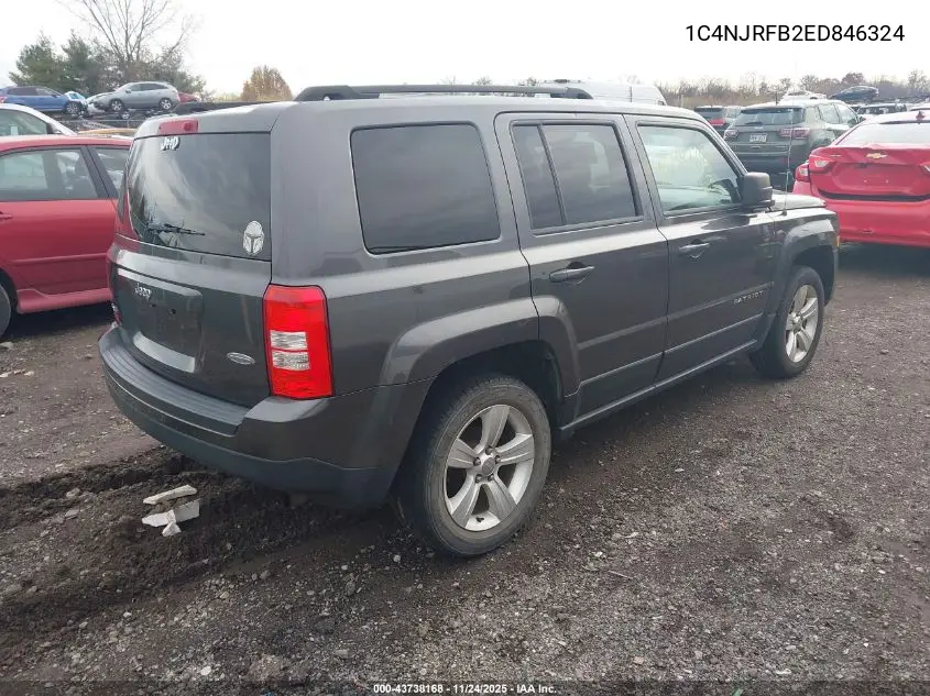 1C4NJRFB2ED846324 2014 Jeep Patriot Latitude
