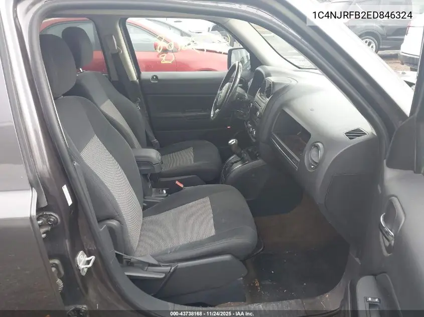 1C4NJRFB2ED846324 2014 Jeep Patriot Latitude