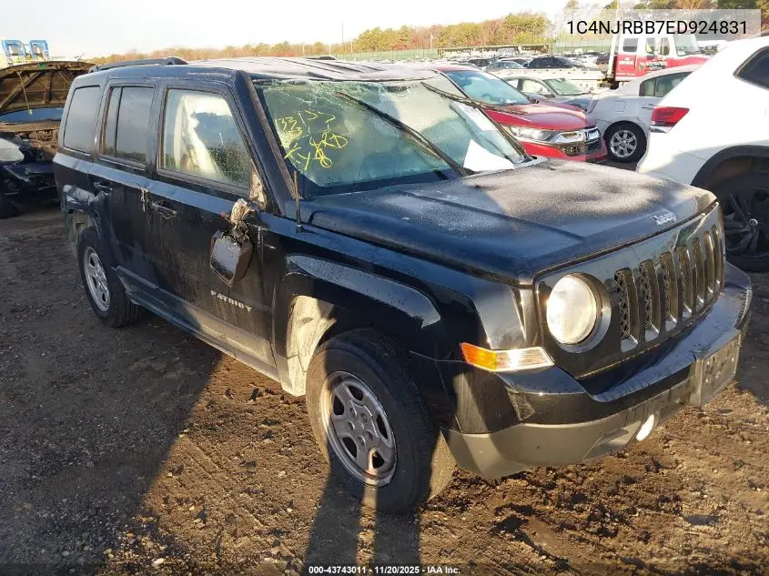 1C4NJRBB7ED924831 2014 Jeep Patriot Sport